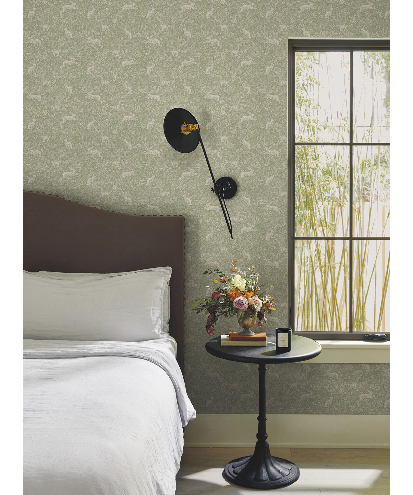 Fable Mineral Peel and Stick Wallpaper, Mint