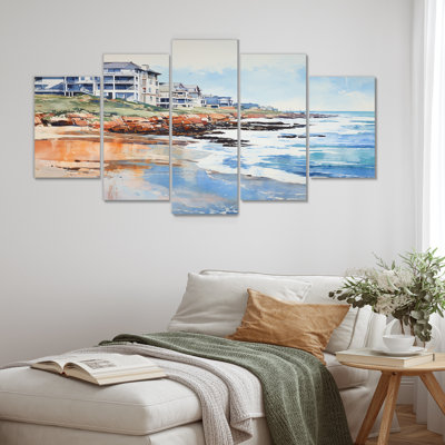 Rummel - Beach & Ocean Wall Art Canvas 5 Piece
