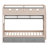 Whimsical Castle-Style Bunk Bed with Integrated Storage Drawers, Open Shelving, and Built-In LED Lighting System-1753512606