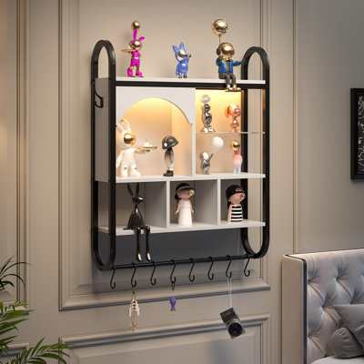 4 Tier Modern Floating Wall Shelf