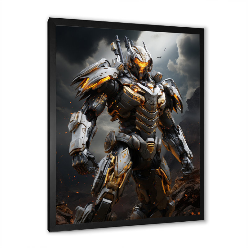 Villian Transformer II, H 20 po x l 12 po x P 1 po, Cadre simple noir