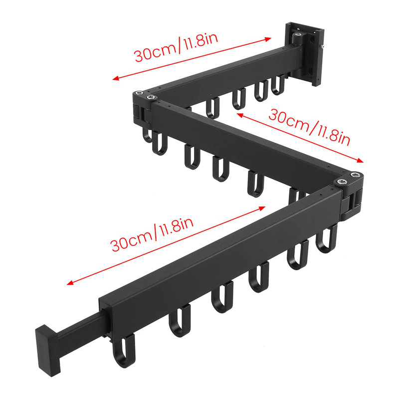 Swarthout Iron Wall-Mounted Drying Rack
