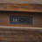 24‘’W Brown Side Cabinet with 3 Drawers