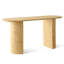 Drusi 60" Burl Wood Waterfall Console Table