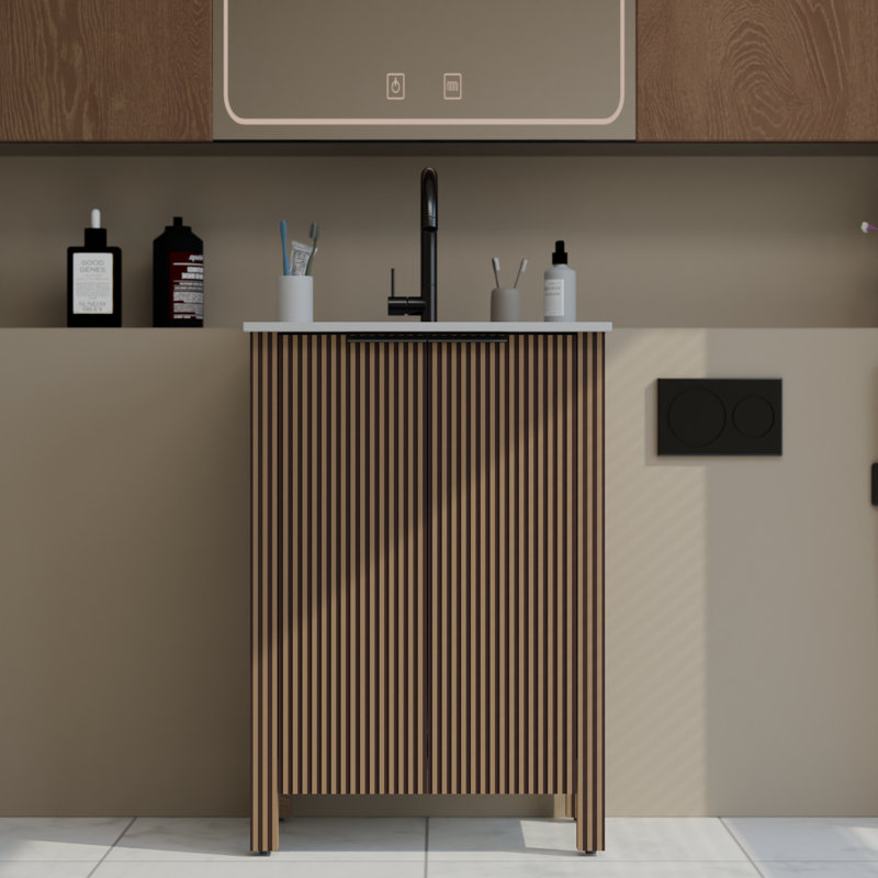 Bathroom Vanity With Ceramic Sink