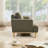Upholstered Standard Sofa with Solid Wood Legs-757613644