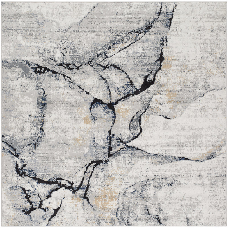 Palig Oriental Area Rug, Square 200 cm