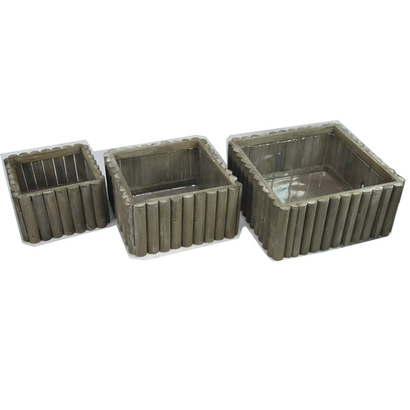 Daxton Handmade Wood Planter Box