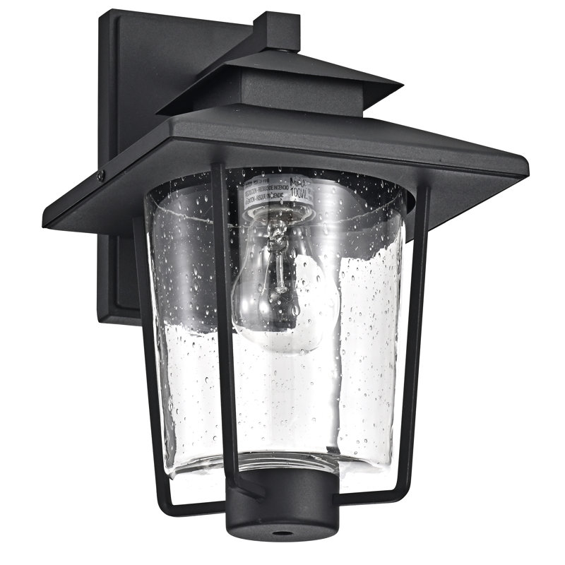 Bowerman Aluminum Wall Light, Textured Black