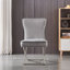 Yvelines Modern Velvet Dining Chairs - Ergonomic Velvet Upholstered Back with Stainless Steel Frame - Side Chair for Kitchen Living Room Dining Room-710523925-699648832