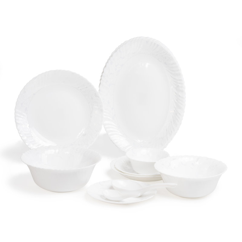 Piece Porcelain China Dinnerware Set - Service for 12