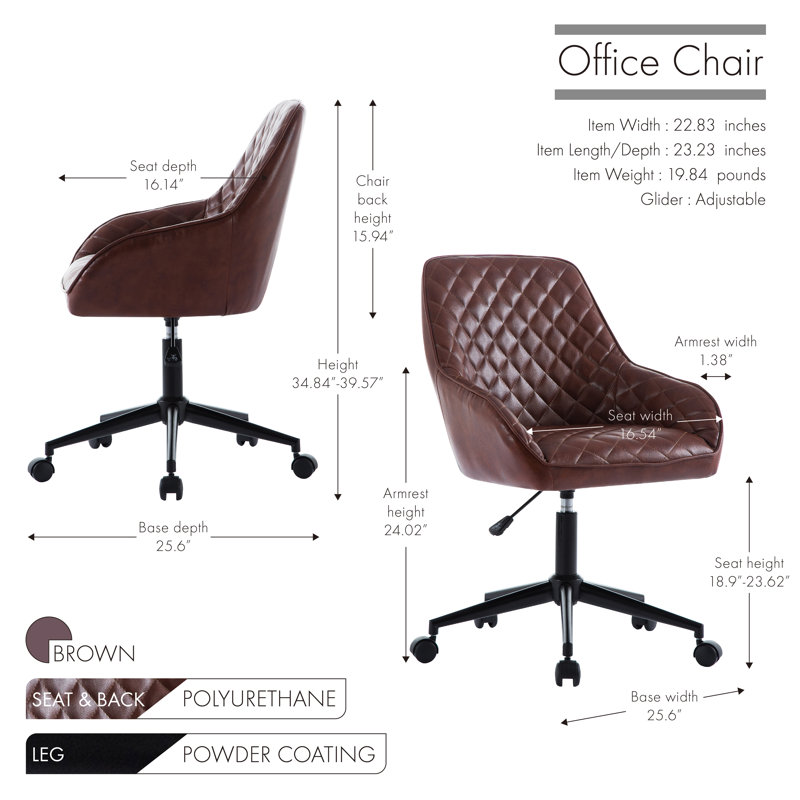 Office Chair, Brown