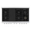 ZLINE 48" Paramount Double Oven Dual Fuel Range w/ 8 Burners & Black Matte Doors (SDR-BLM-48)
