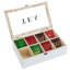 8 Slot Sold Wood Tea Box-97649193
