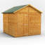 Powersheds 8 x 8ft Timber Tongue & Groove Windowless Apex Garden Shed