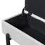 Banc de rangement rembourré avec tablette inférieure-1415453895