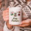 Tasse de pom-pom Girl Buffalo à carreaux de Noël, cadeau de maman Cheer