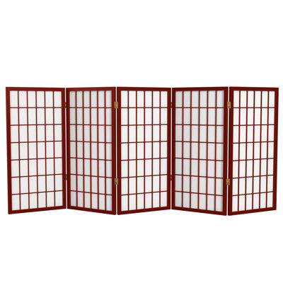 Alex 36.25'' H Short Folding Shoji Screen