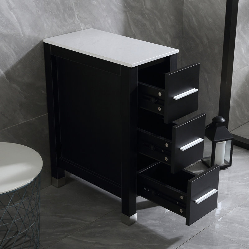 Bathroom Cabinet, Black