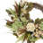 28"  Grapevine Wreath with Roses, Hydrangeas and Pampas