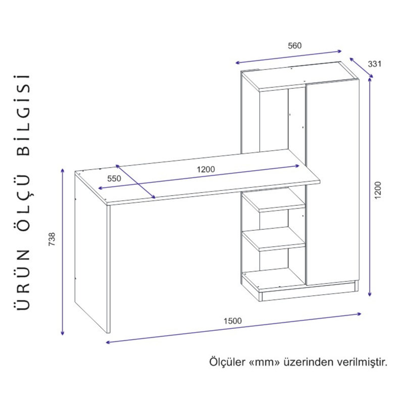 Haje Desk, Walnut