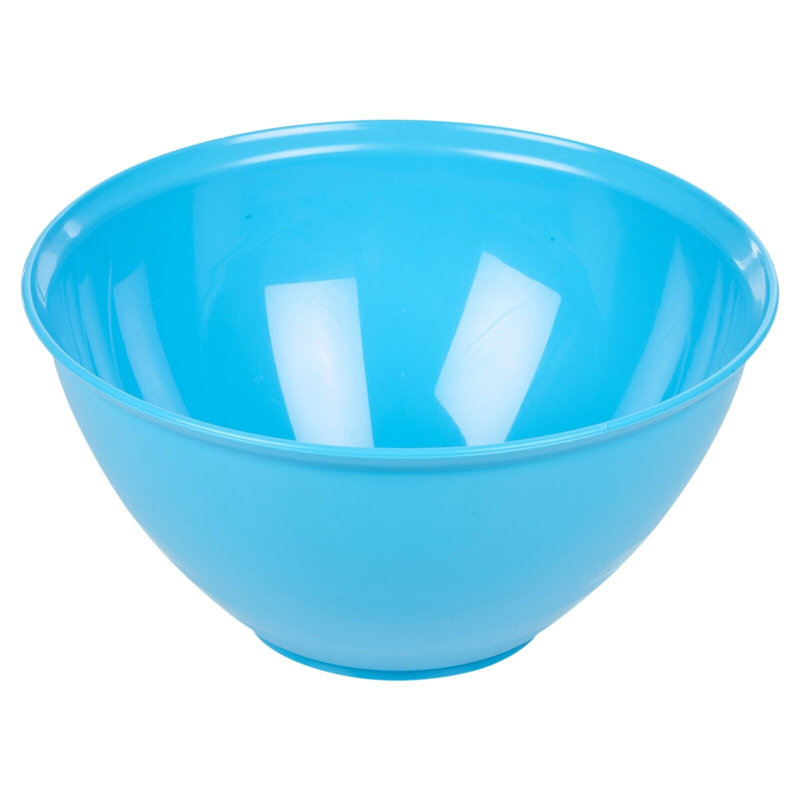 Plastic Colourful Kitchen Mixing Salad Bowl, Blue