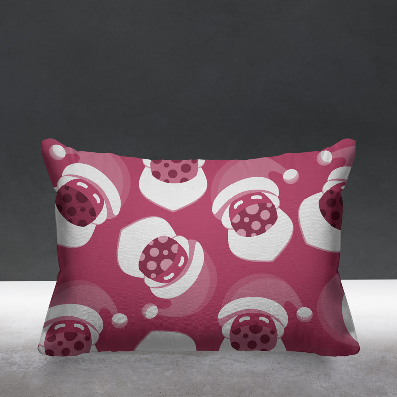 Coussin intérieur / extérieur Santa Claus, Rose