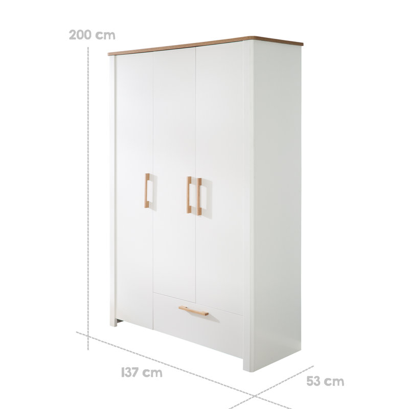 Ava 3 Door Wardrobe