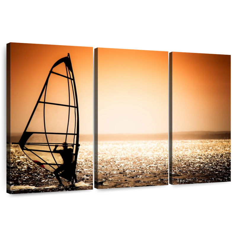 Sireci Windsurfer Sunset, 42" H x 65" W