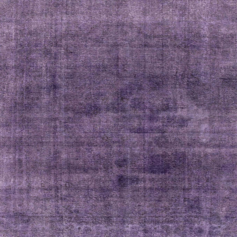 Tapis multicolore à motif abstrait Margery, Carré 4 pi