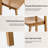 Set Of 2 Wood Dining Chairs-962332176-962332179