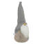 Figurine de Noël gnome 8,25 "beige et gris