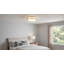  Paquet de 1, plafonnier encastré moderne à DEL à double anneau de 12 po Dimphia, blanc, 5CCT sélectionnable, à intensité variable, plafonnier et mural, luminaire d'intérieur à profil bas-1560034729-1583281414