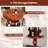 2PCS 2-Tier Round High Top Table w/ Storage Shelf & Pedestal Base for Kitchen