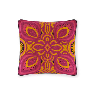 Coussin Rochelle Porter Crayon 20 po x 20 po rose