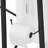 Brizeth Freestanding Over The Toilet Storage Cabinet with Side Storage Rack, Tissue Reel & Hooks-883367839