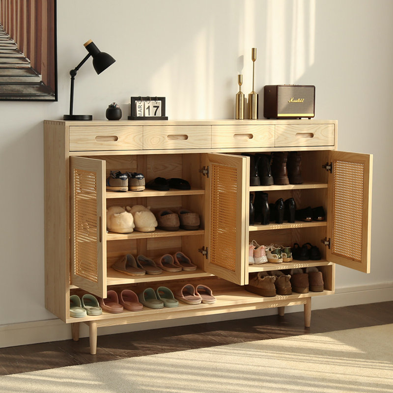 Simple large capacity storage shoe cabinet