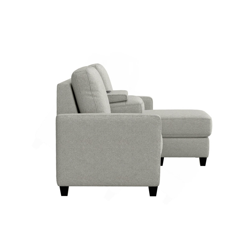 Canapé modulaire gris reconfigurable, Gris