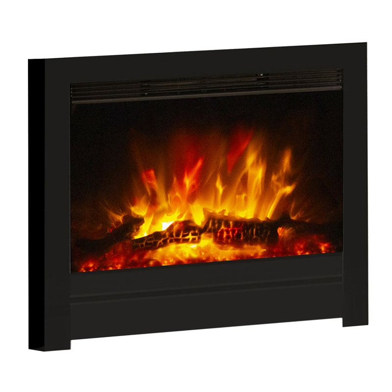 Beam Edge Inset Electric Fire, Black