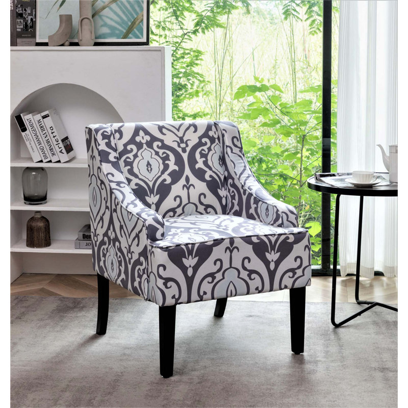 Versatile Upholstered Side Chair with Solid Wood Frame and Comfortable Cushioning