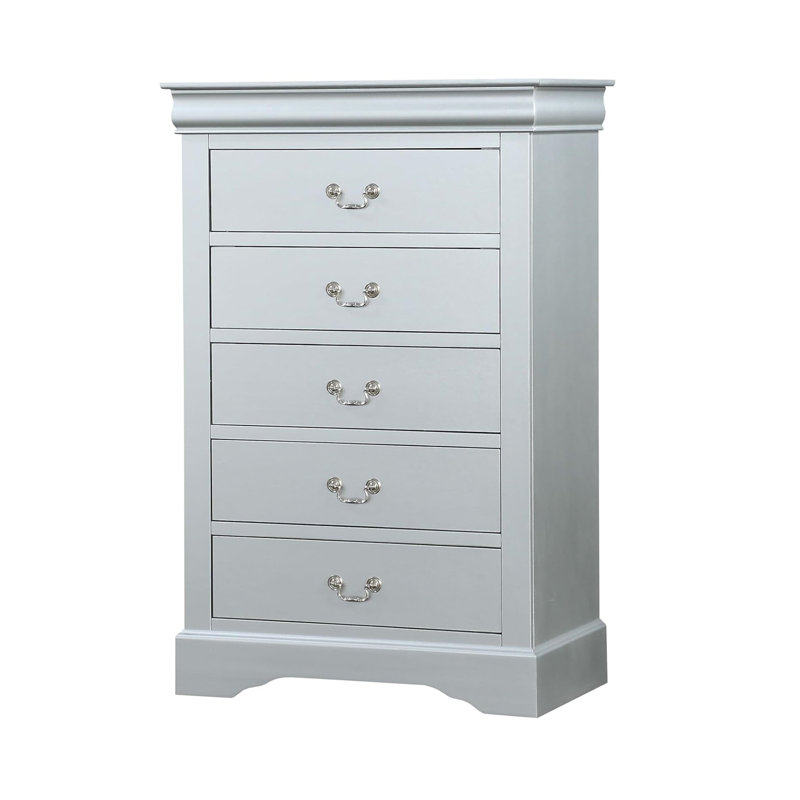 Meuble de rangement de style transitionnel 1Pc, Gris