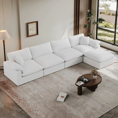 Cloud Modular Couch 4 Seater with Ottoman