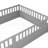 Full Size Floor Bed with Super High Security Barrier &amp; Door, Grey, No Box Spring Needed, Strong Support-620275284-620275283
