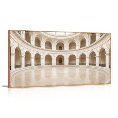 Ensemble de 1 tableau sur toile à motif architectural intérieur