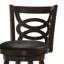 Caeron Swivel Stool in Black and Brown-782975358