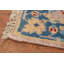 Tapis de couloir indien floral rose Oushak 2x8