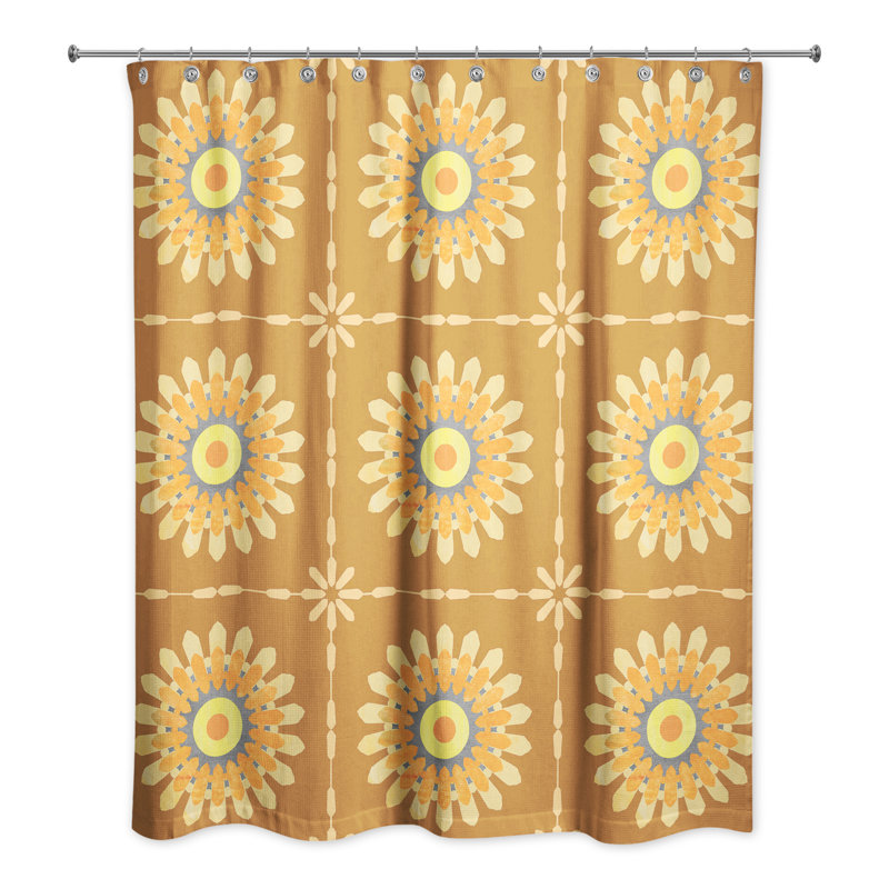 Rideau de douche Rhyley, Orange