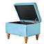 Pavillon bleu avec cadre - Meuble de rangement longue durée en velours-286865017