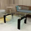 Table basse rectangulaire en verre, table basse transparente, tables d'appoint modernes pour le salon-1599085115