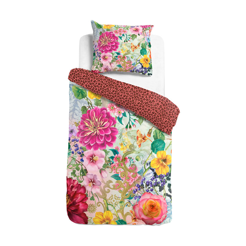 Pink Satin 200 TC, 220 x 240 cm - 2 Pillowcases (60 x 70cm)